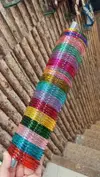 Multicolour Jelly Glass Bangles Set Best Wholesale Shop In Surat